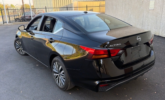 2026 Nissan Altima SV black rear three-quarter VIN 1N4BL4DV1TN324455 Dallas TX 2026 Nissan Altima SV black rear three-quarter VIN 1N4BL4DV1TN324455 Dallas TX