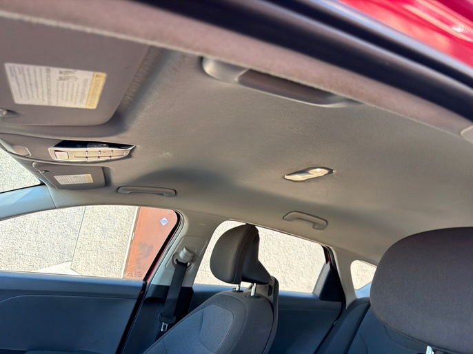 2025 Kia K4 LXS red headliner and cabin VIN 3KPFT4DE7SE033635 Dallas TX