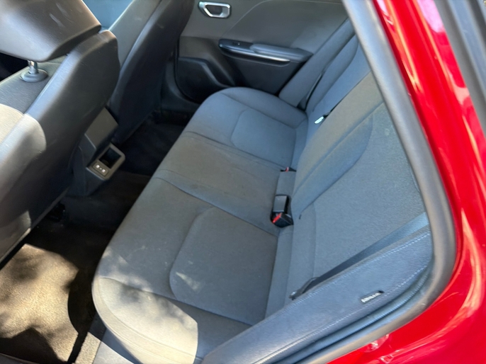2025 Kia K4 LXS red rear seats interior VIN 3KPFT4DE7SE033635 Dallas TX