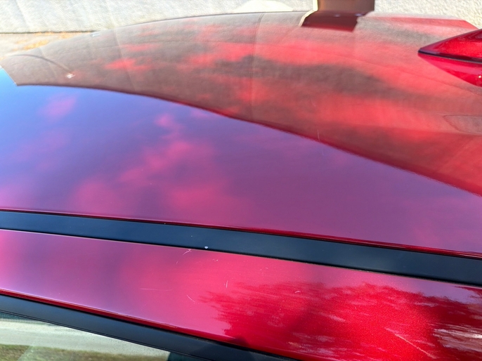 2025 Kia K4 LXS red roof and trunk lid VIN 3KPFT4DE7SE033635 Dallas TX